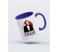 My Icon Art & Clothing Daniel Craig The Best Bond Mug, White & Purple