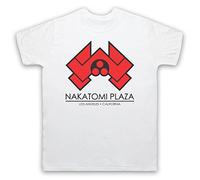 My Icon Art & Clothing Die Nakatomi Plaza Willis Action Film Mens T-Shirt, White, Medium