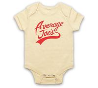My Icon Art & Clothing Dodge Average Joe's Gym Comedy Sports Film Baby Grow, Light Yellow, 12-18 Months