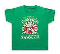 My Icon Art & Clothing Don't Mess with The Karate Master Martial Arts Expert Kids T-Shirt, Green, 5-6 Years