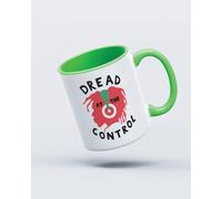 My Icon Art & Clothing Dread At The Control Regga Mug, White & Light Green