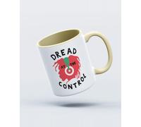 My Icon Art & Clothing Dread At The Control Regga Punk Mug, White & Beige