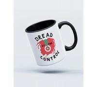 My Icon Art & Clothing Dread At The Control Regga Punk Mug, White & Black