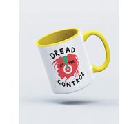 My Icon Art & Clothing Dread At The Control Regga Punk Mug, White & Yellow