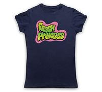 My Icon Art & Clothing Fresh Princess Parody Logo Womens T-Shirt, Navy Blue, Medium