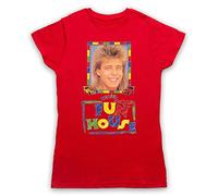 My Icon Art & Clothing Fun Pat Sharp Kids House TV Show Womens T-Shirt, Red, Large