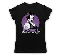 My Icon Art & Clothing Gavin Stace Ness Oh What's Occurring Comedy TV Womens T-Shirt, Black, Small
