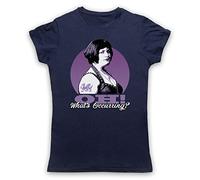My Icon Art & Clothing Gavin Stace Ness Oh What's Occurring Comedy TV Womens T-Shirt, Navy Blue, Medium