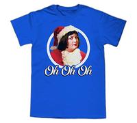 My Icon Art & Clothing Gavin Stacey Ness Nessa Santa Oh Oh Oh Christmas Xmas Mens T-Shirt, Royal Blue, 4XL