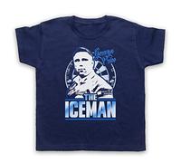My Icon Art & Clothing Gerwyn Price The Iceman Darts Tribute Welsh Player Kids T-Shirt, Navy Blue, 9-11 Years