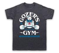 My Icon Art & Clothing Ghost Gozer's Gym Get Puft Stay Puft Bust Comedy Film Mens T-Shirt, Vintage Slate, Large