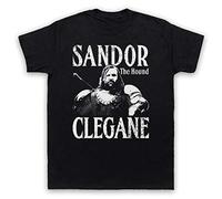 My Icon Art & Clothing GOT Thrones The Hound Sandor Clegane Tribute Fantasy Novel TV Mens T-Shirt, Black, Small