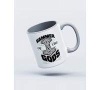 My Icon Art & Clothing Hammer of The Gods Thor Mug, White & Grey