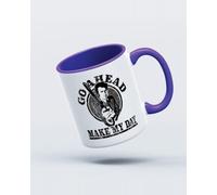 My Icon Art & Clothing Harry Go Ahead Make My Day Mug, White & Purple