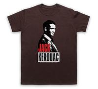 My Icon Art & Clothing Kerouac Beat Generation Jack On The Road 2 Mens T-Shirt, Black, Large