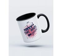 My Icon Art & Clothing Let's Do The Time Warp Again Mug, White & Black