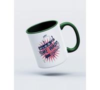 My Icon Art & Clothing Let's Do The Time Warp Again Mug, White & Green