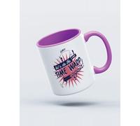 My Icon Art & Clothing Let's Do The Time Warp Again Mug, White & Lilac