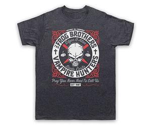 My Icon Art & Clothing Lost Vampire The Frog Brothers Edgar & Alan Vampire Hunters Mens T-Shirt, White, 2XL