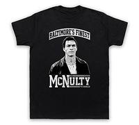 My Icon Art & Clothing McNulty Baltimore's Finest Wire Crime Drama TV Mens T-Shirt, Black, 2XL