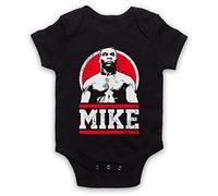 My Icon Art & Clothing Mike Iron Mike Dynamite Kid Tyson Tribute Baby Grow, Black, 12-18 Months