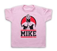 My Icon Art & Clothing Mike Iron Mike Dynamite Kid Tyson Tribute Kids T-Shirt, Light Pink, 5-6 Years