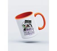 My Icon Art & Clothing Munsters Family is Everything Mug, White & Orange