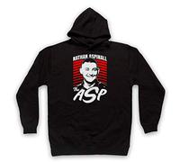My Icon Art & Clothing Nathan Aspinall The Asp Darts Tribute English Player Adults Hoodie, Black, Large