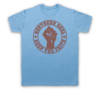My Icon Art & Clothing Northern Soul Keep The Faith Dancing Music Mens T-Shirt, Vintage Blue, 2XL