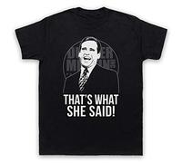 My Icon Art & Clothing Office Michael Scott That's What She Said Comedy TV Mens T-Shirt