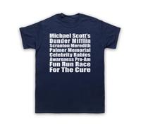 My Icon Art & Clothing Office Michael Scott's Dunder Fun Run Race for The Cure TV Mens T-Shirt