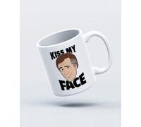 My Icon Art & Clothing Partridge Kiss My Face Coogan Comedy TV Mug, White