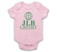 My Icon Art & Clothing Peep JLB Credit Mitchell Webb Comedy TV Baby Grow, Light Pink, 3-6 Months