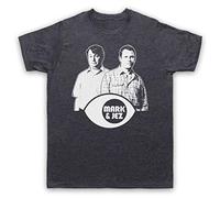 My Icon Art & Clothing Peep Mark & JEZ Mitchell Comedy TV Webb Mens T-Shirt, Vintage Slate, XL