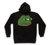 My Icon Art & Clothing Pepe The Frog Alt-Right Meme Adults Hoodie, Black, Medium