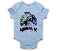 My Icon Art & Clothing Peter Wright Snakebite Darts Tribute Scottish Champion Player Baby Grow, Sky Blue, 3-6 Months