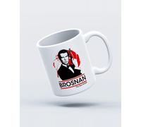 My Icon Art & Clothing Pierce Brosnan The Best Bond British Spy Mug, White