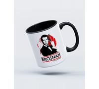 My Icon Art & Clothing Pierce Brosnan The Best Bond Mug, White & Black