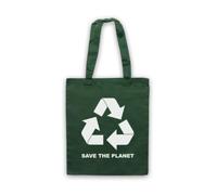 My Icon Art & Clothing Recycle Save The Planet Tote Bag | Cotton Shopping Shoulder Bag