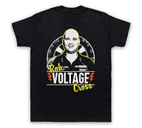 My Icon Art & Clothing Rob Cross Voltage Darts Tribute English Champion Player Mens T-Shirt, Black, 2XL