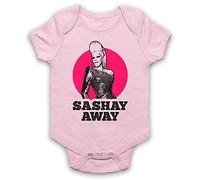 My Icon Art & Clothing Ru Drag Race Sashay Away Drag Queen Icon Legend Baby Grow, Light Pink, 6-12 Months