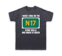 My Icon Art & Clothing Saw I Wish I was On that N17 Gaelic Mens T-Shirt | N17 Gaelic Folk Rock Doctors, Mens Crew Neck Cotton T-Shirt