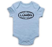 My Icon Art & Clothing Sever Lumon Globe Logo Baby Grow, Sky Blue, 0-3 Months