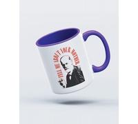 My Icon Art & Clothing Sigmund Freud Tell Me About Mug, White & Purple