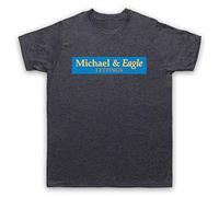 My Icon Art & Clothing Stath Flats Michael & Eagle Lettings Comedy TV Estate Agent Mens T-Shirt, Vintage Slate, Large