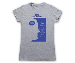My Icon Art & Clothing Summer High Mr G The Musical Comedy TV Womens T-Shirt, Light Grey, Small