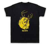 My Icon Art & Clothing Sunny Philadelphia Beer Bear As Worn by Mac Comedy TV Mens T-Shirt, Black, XL