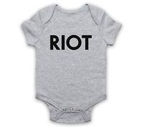 My Icon Art & Clothing Sunny Philadelphia Riot As Worn by Mac Comedy TV Baby Grow, Light Grey, 0-3 Months