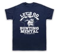 My Icon Art & Clothing The Bullet Darts Bunting Legend Dart Tribute Dart Champ' Legend Player Simon Mens T-Shirt, Navy Blue, 2XL