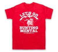 My Icon Art & Clothing The Bullet Darts Bunting Legend Dart Tribute Dart Champ' Legend Player Simon Mens T-Shirt, Red, 2XL